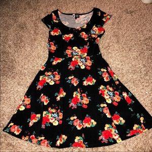Floral print dress